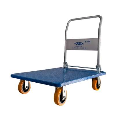 700kgs  850kgs 1100kgs Heavy duty steel platform foldable  hand cart four wheels