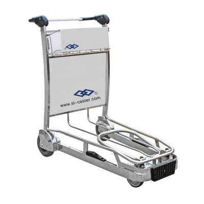 China wholesale heavy load industrial trolleys airport hand cart hotel cart