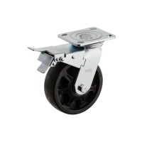 100mm 125mm 150mm 200mm heavy duty mobile Scaffolding swivel heat resisting caster with brake