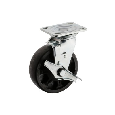 100mm 125mm 150mm 200mm heavy duty mobile Scaffolding swivel heat resisting caster with brake